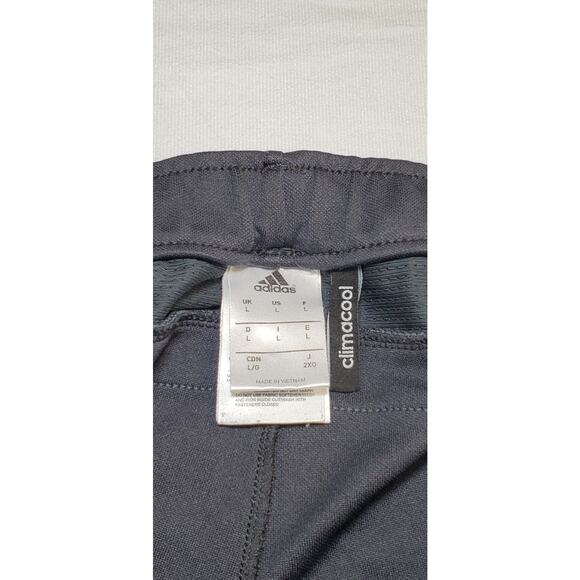 Adidas Climacool Women's Size L Grey Jogger Track Pants Zip Ankles Athletic Ca12 - Picture 5 of 7